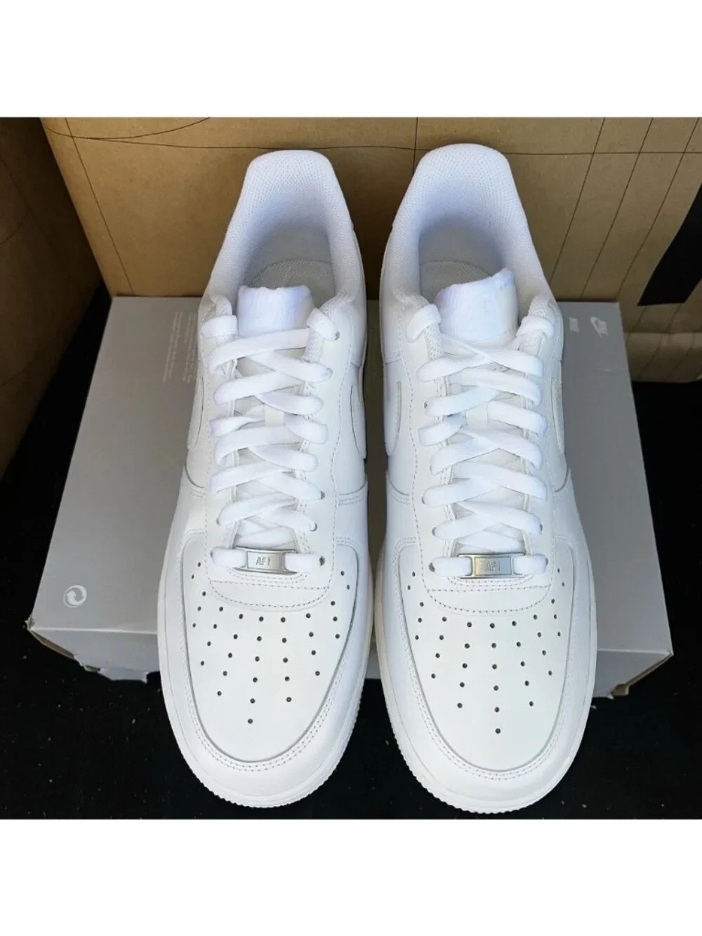 NEW Nike Air Force 1 '07 Triple White CW2288-111 Men Size 13